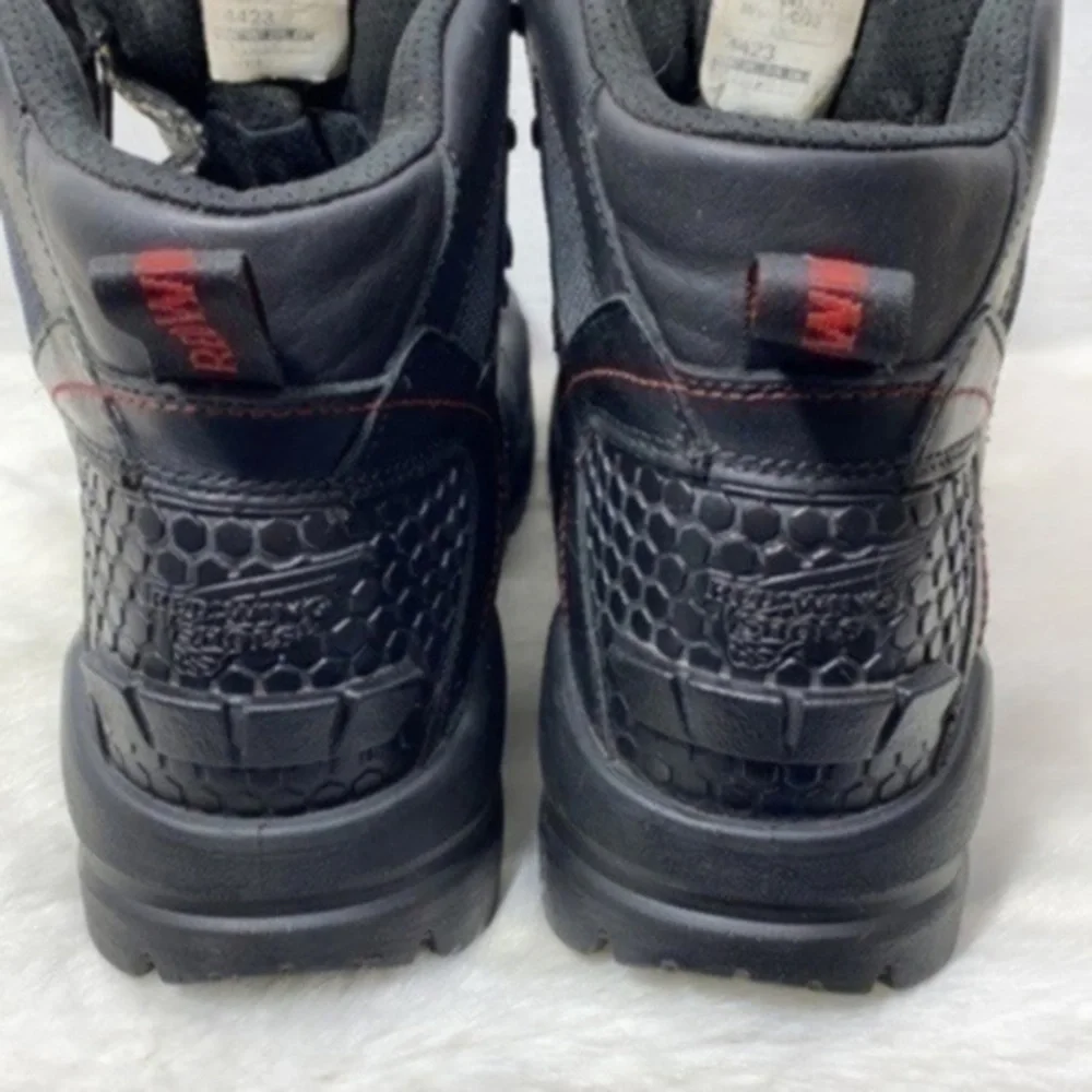Red Wing shoes MEN'S 6-INCH WATERPROOF SAFETY TOE BOOT Size 13 color Black